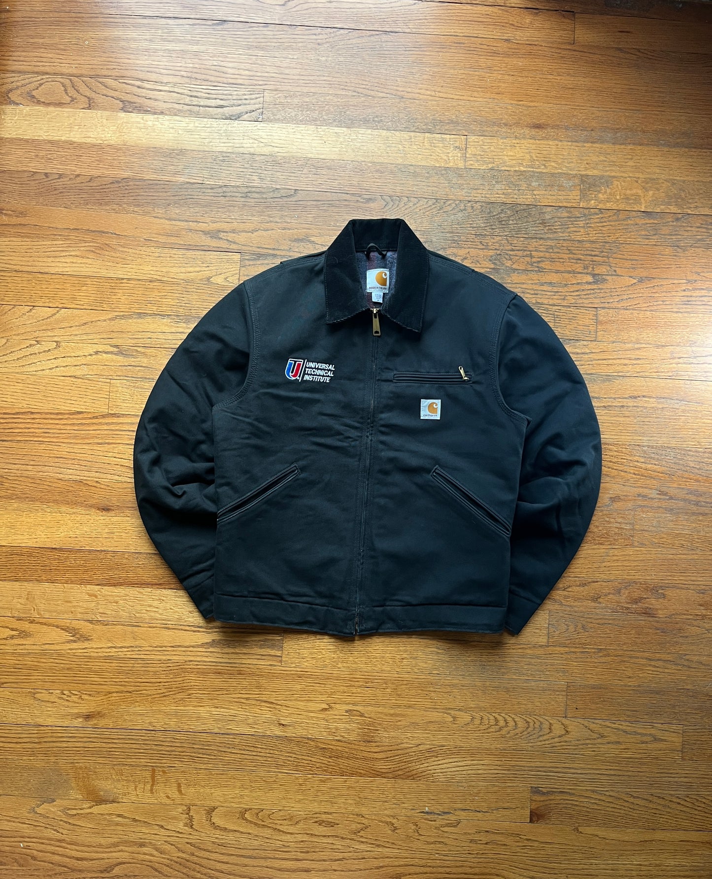 Faded Black Carhartt Detroit Jacket - Small