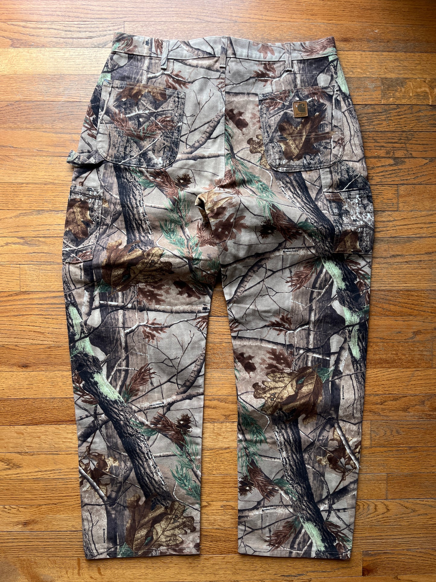 褪色 Realtree Carhartt 木匠裤 - 37 x 31.5