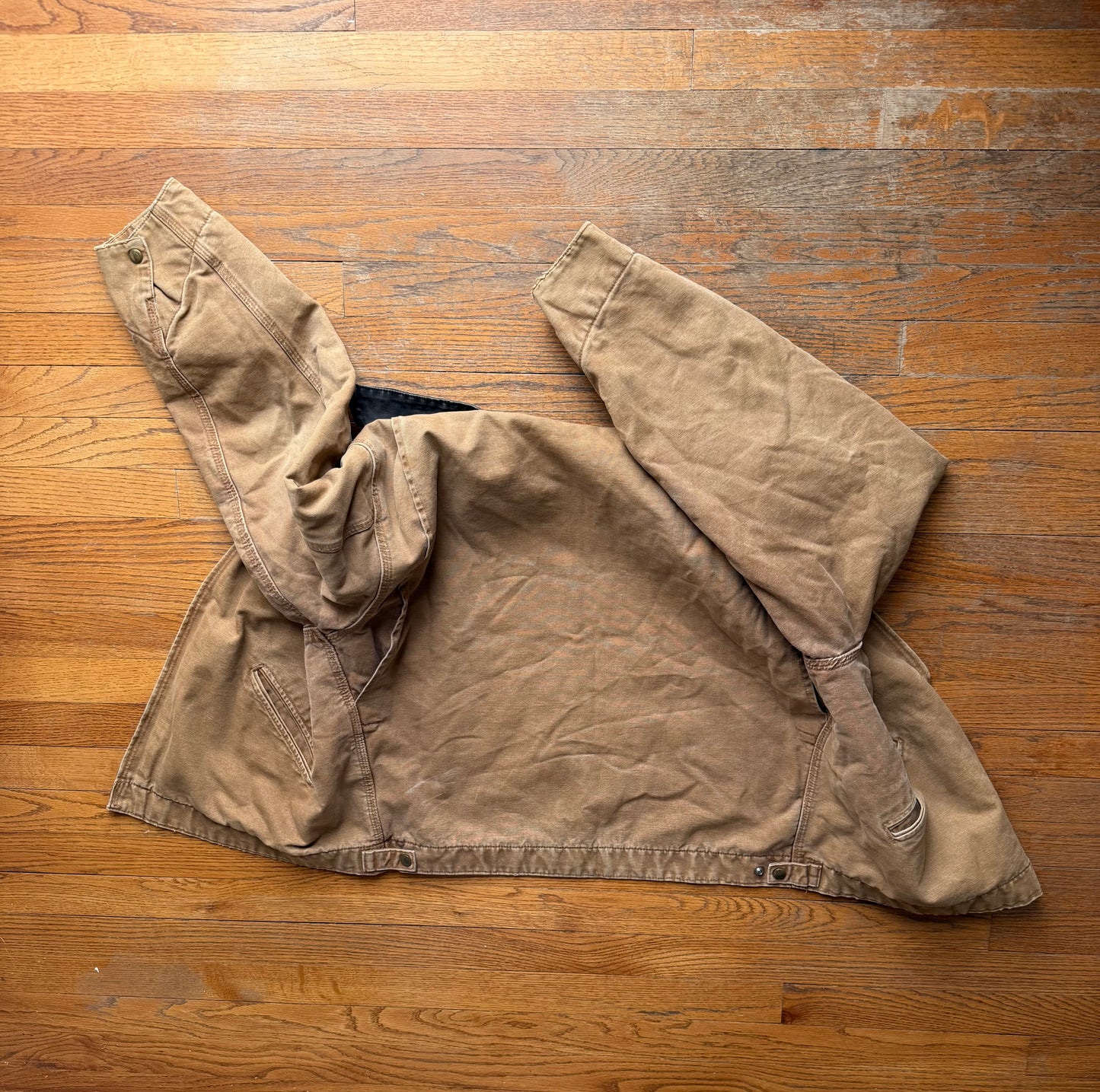 Faded Brown Carhartt Detroit Jacket - Boxy L-XL