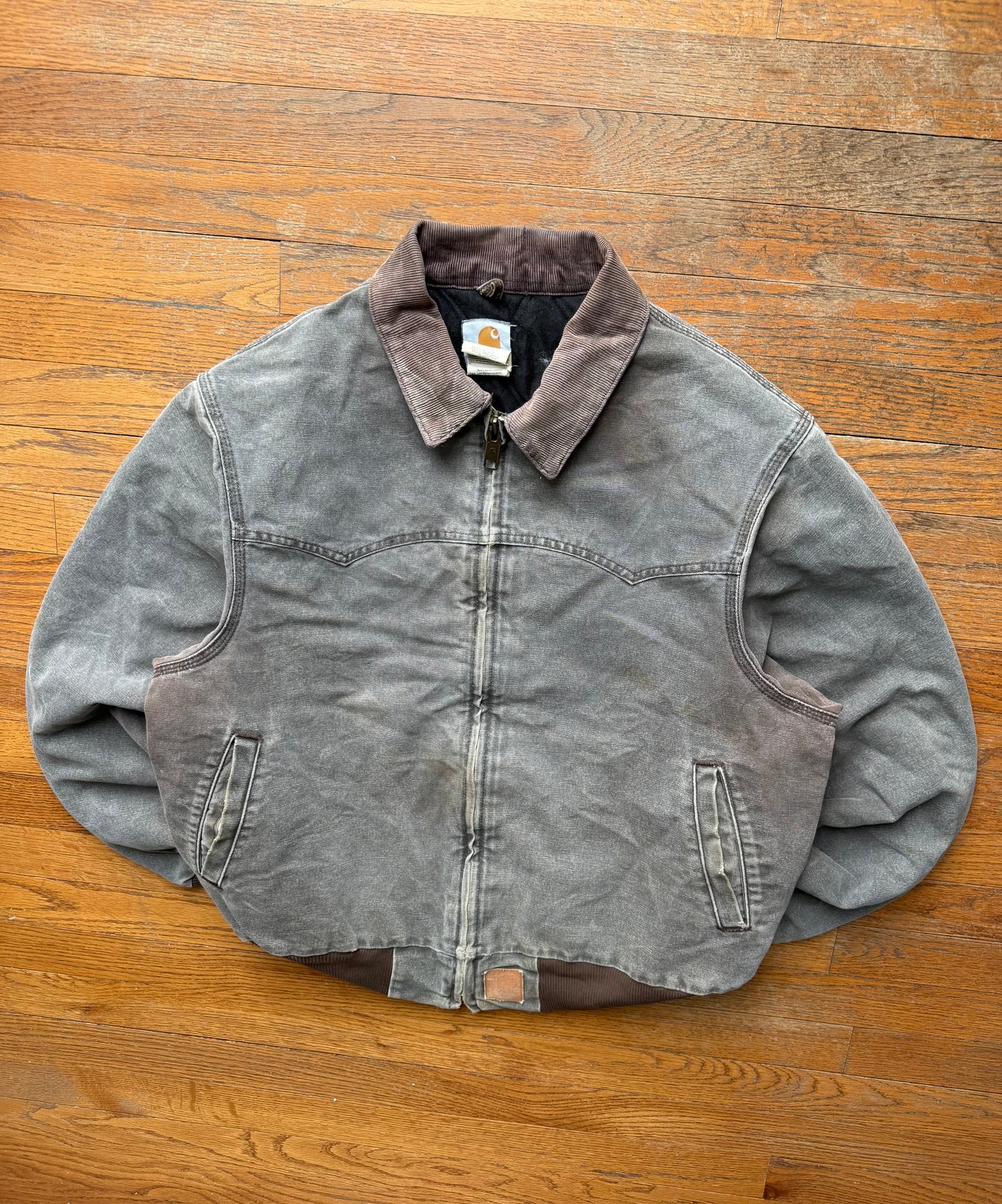 Faded Chestnut Brown Carhartt Santa Fe Jacket - Fits M-L