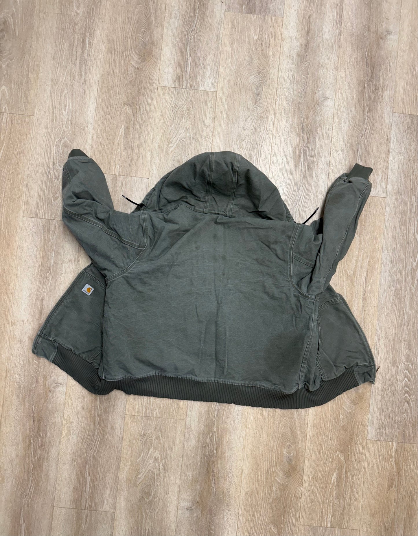 Faded Realtree Lined Olive Green Carhartt Active Jacket - 2XL