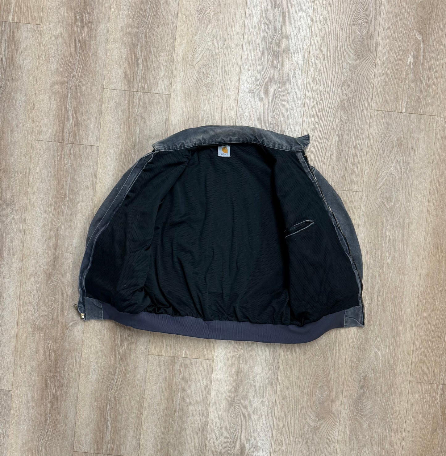 Faded Blue Carhartt Santa Fe Jacket - Large