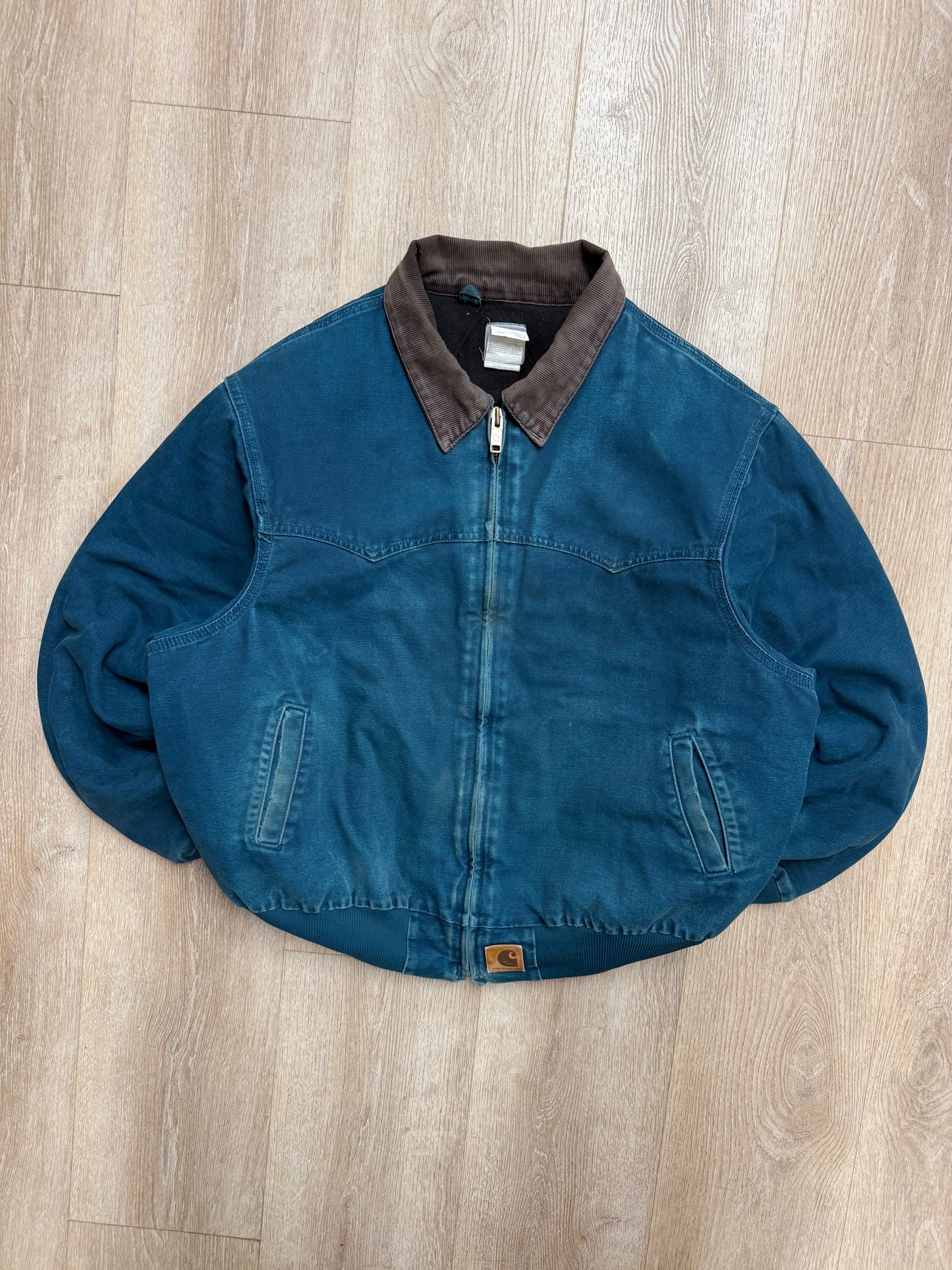 Faded Teal Carhartt Santa Fe Jacket - XL
