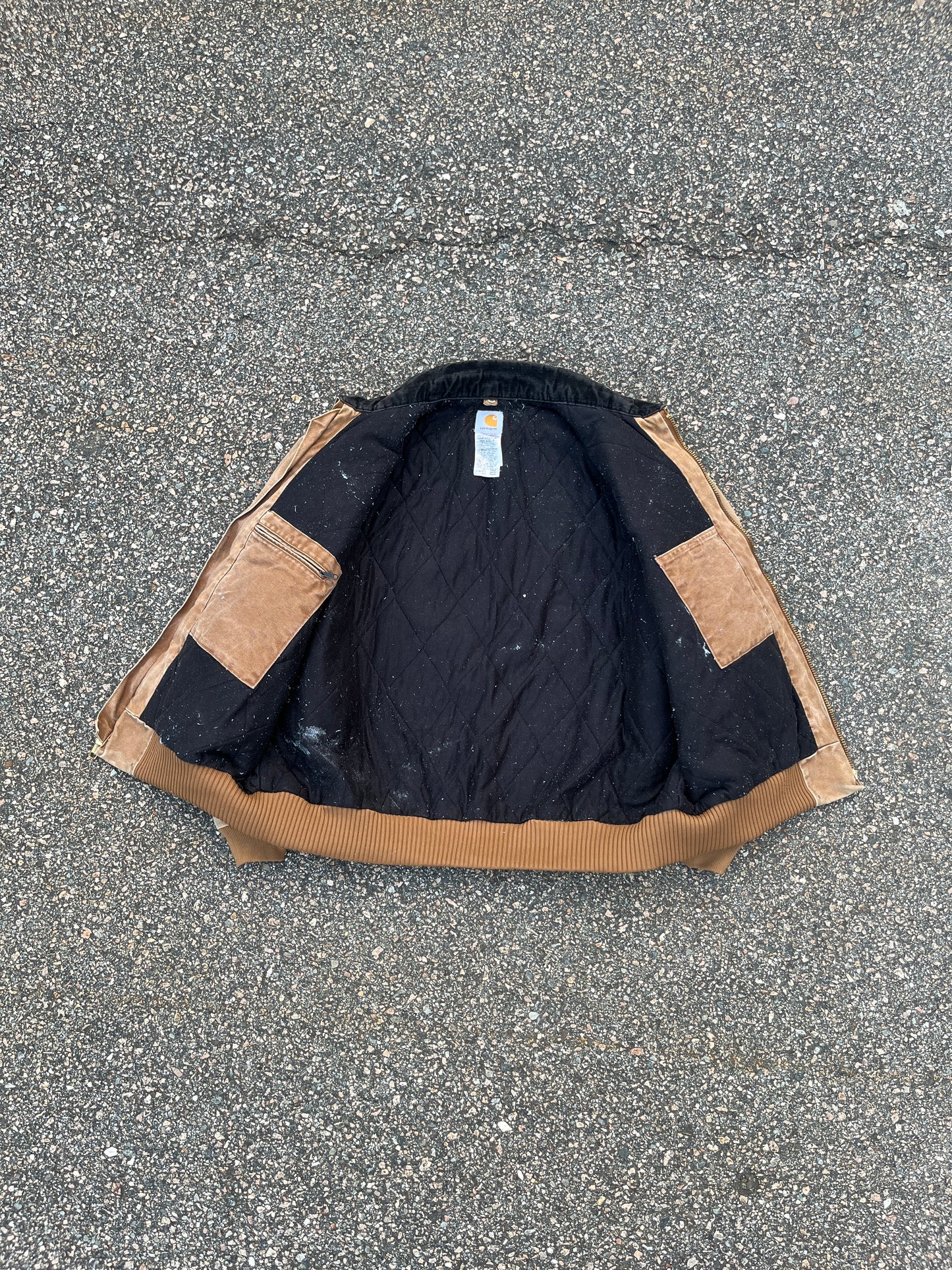 褪色棕色 Carhartt Santa Fe 夹克 - 2XL