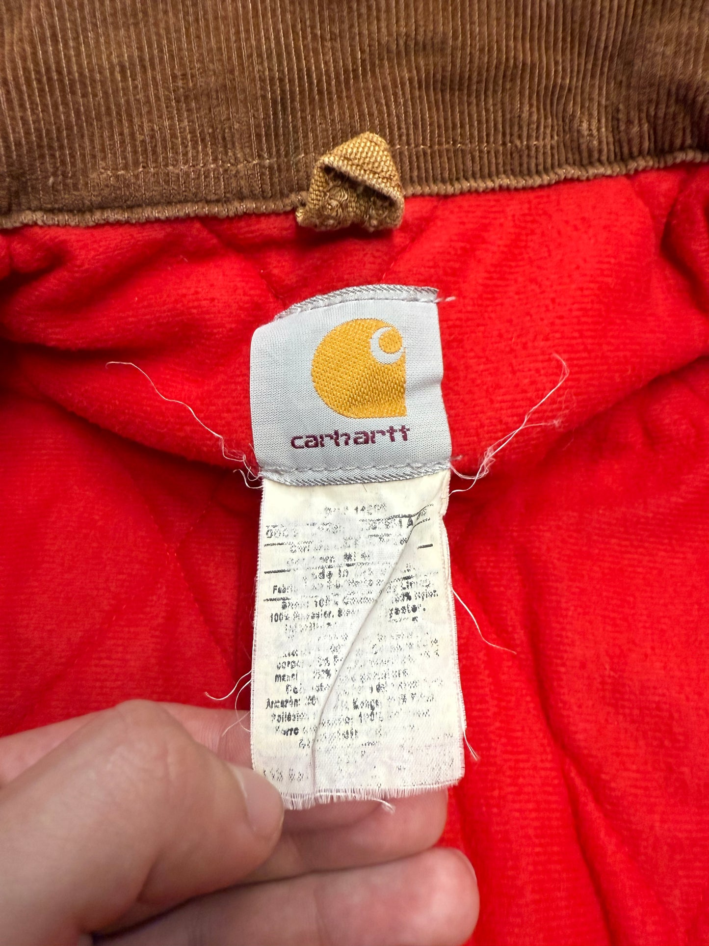 Faded Brown Carhartt Santa Fe Jacket - Large