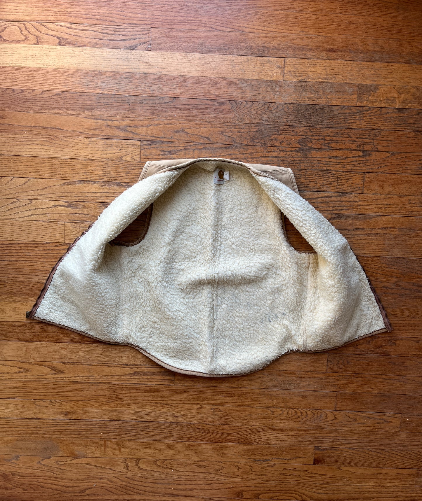 70’s Faded Tan Carhartt Vest - Small