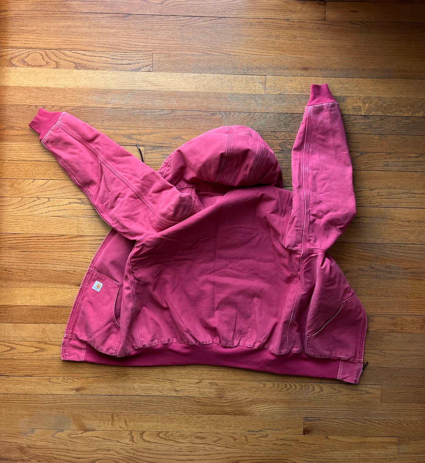 Faded Pink Carhartt Active Jacket - Fits S-M