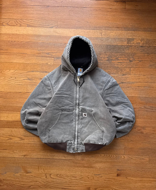 Faded Chestnut Brown Carhartt Active Jacket - Large