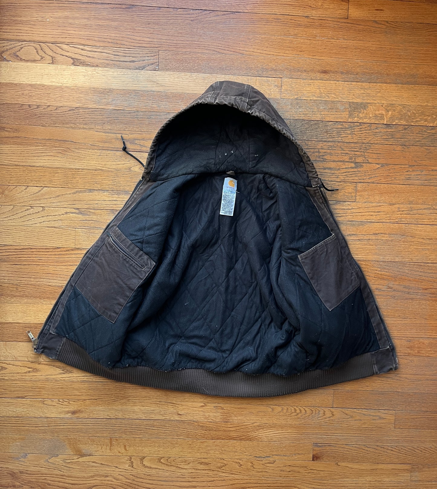 褪色深棕色 Carhartt Active 夹克 - 中号