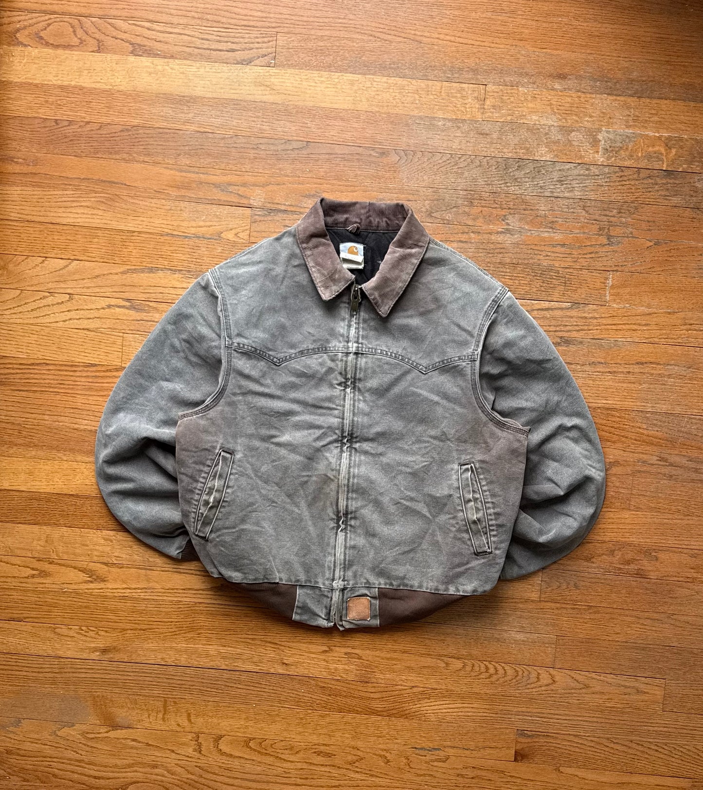 Faded Chestnut Brown Carhartt Santa Fe Jacket - Fits M-L