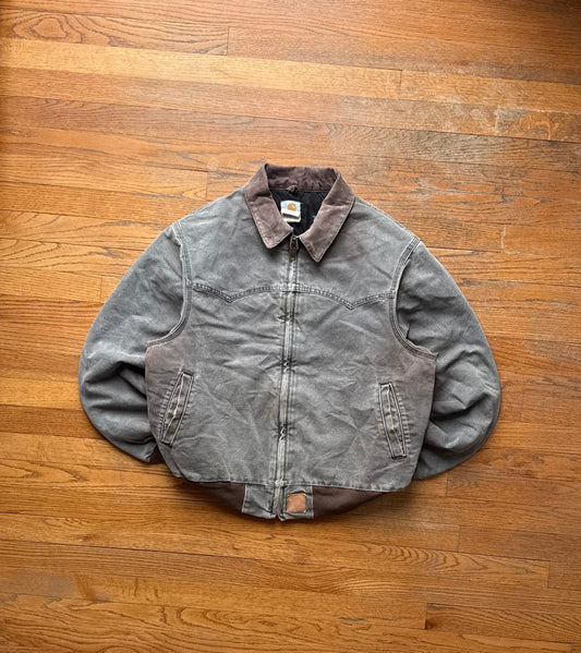 Faded Chestnut Brown Carhartt Santa Fe Jacket - Fits M-L