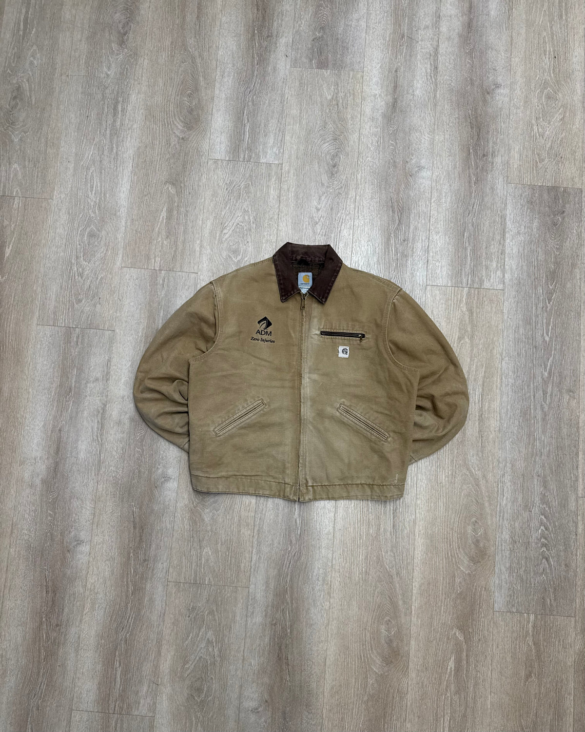 Faded Brown Carhartt Detroit Jacket - XL