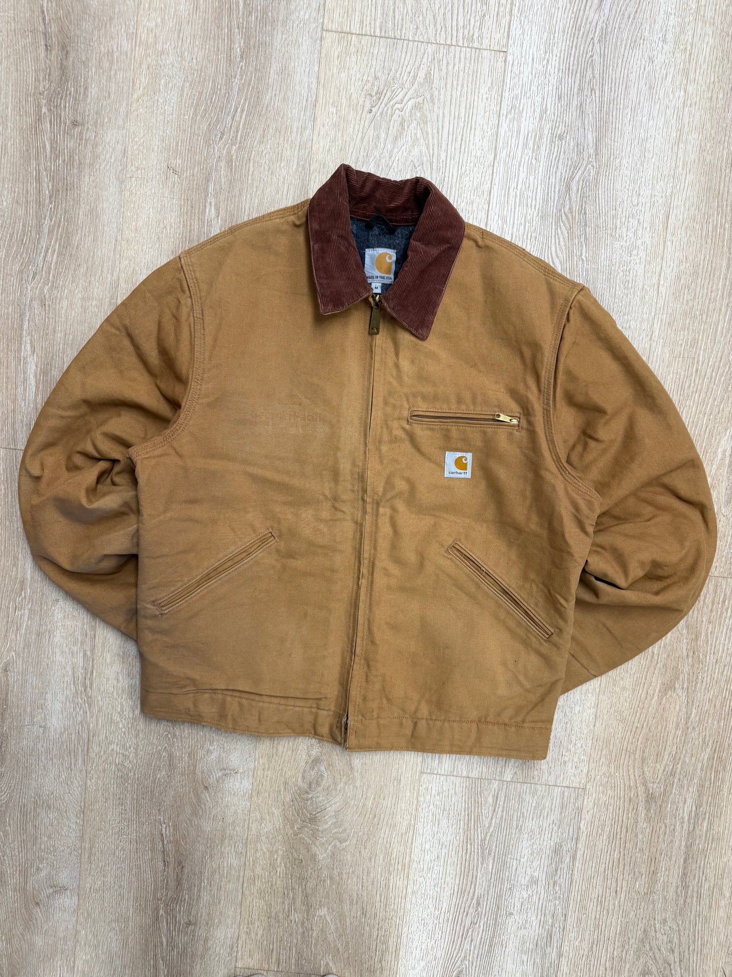 Faded Brown Carhartt Detroit Jacket - Medium