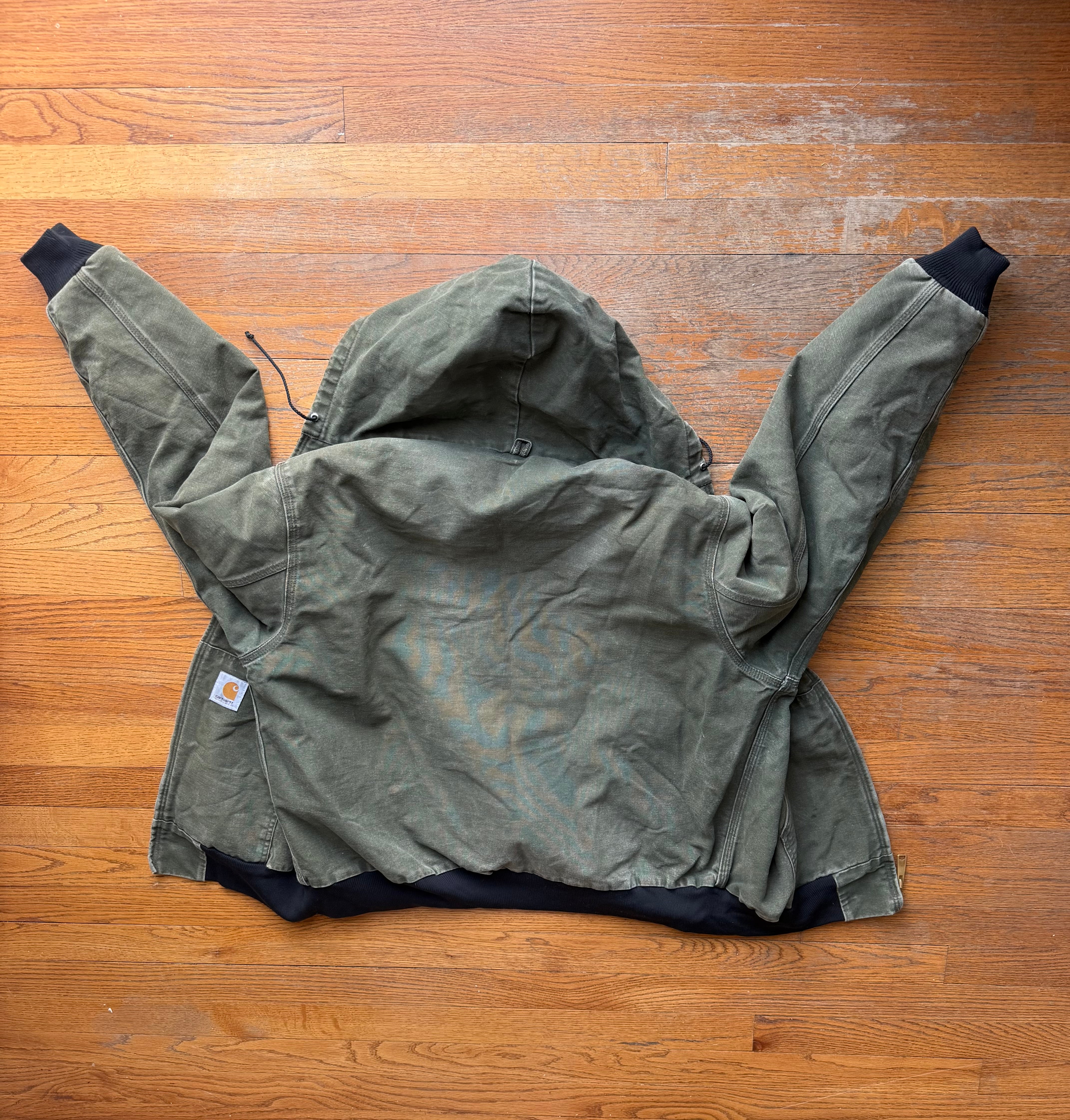 Faded Olive Green Carhartt Active Jacket - Large – VTG By Mike