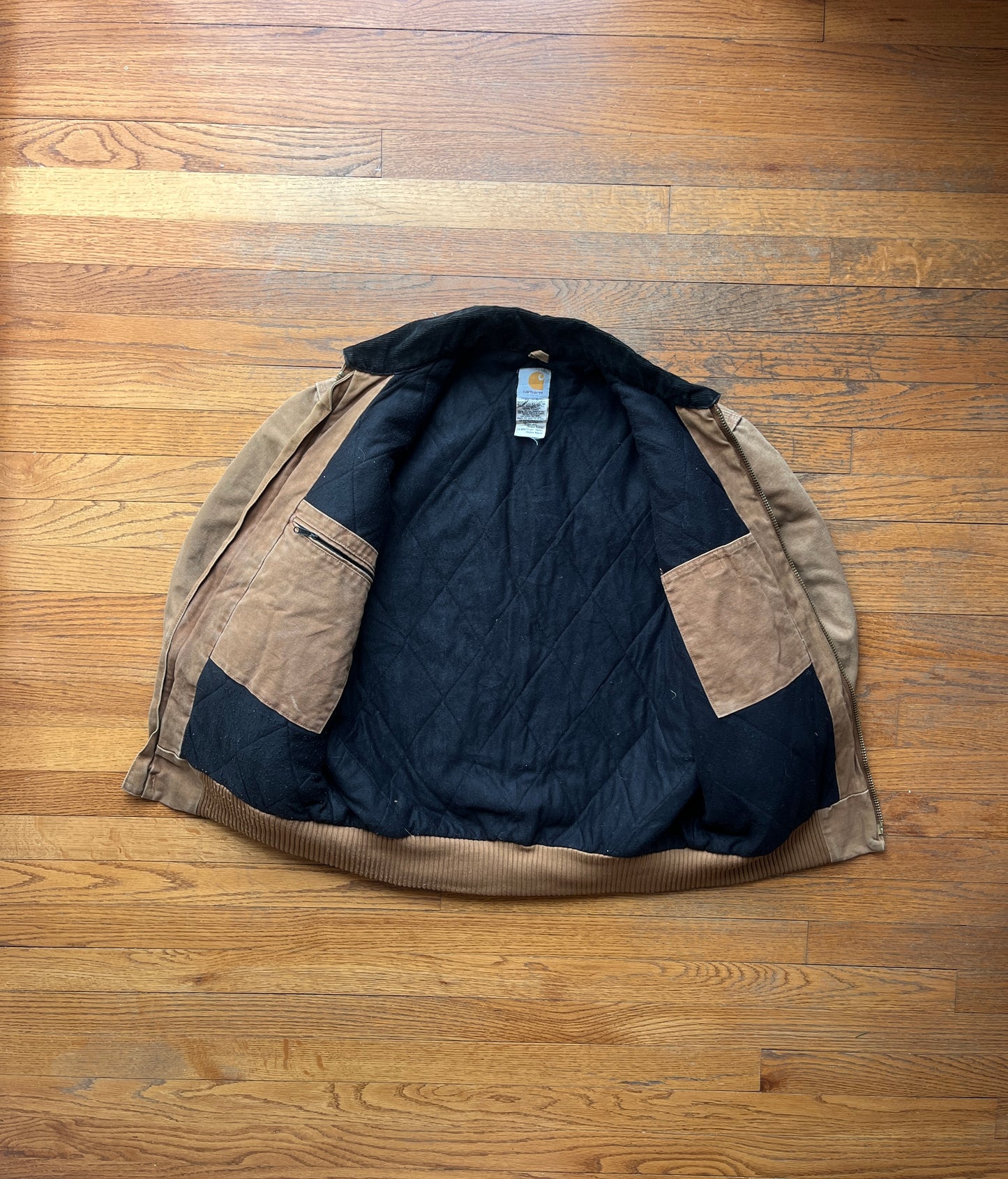 Faded Brown Carhartt Santa Fe Jacket - Medium