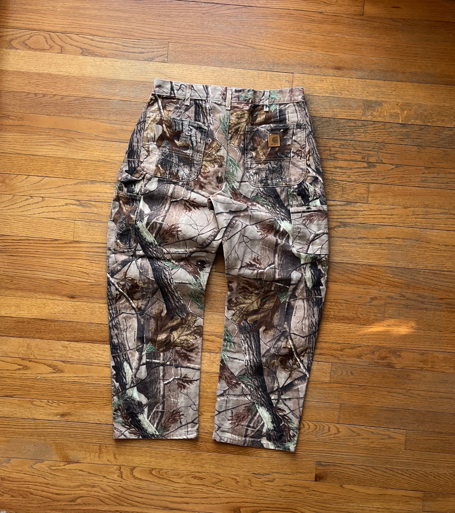 Faded Realtree Carhartt Carpenter Pants - 33 x 29