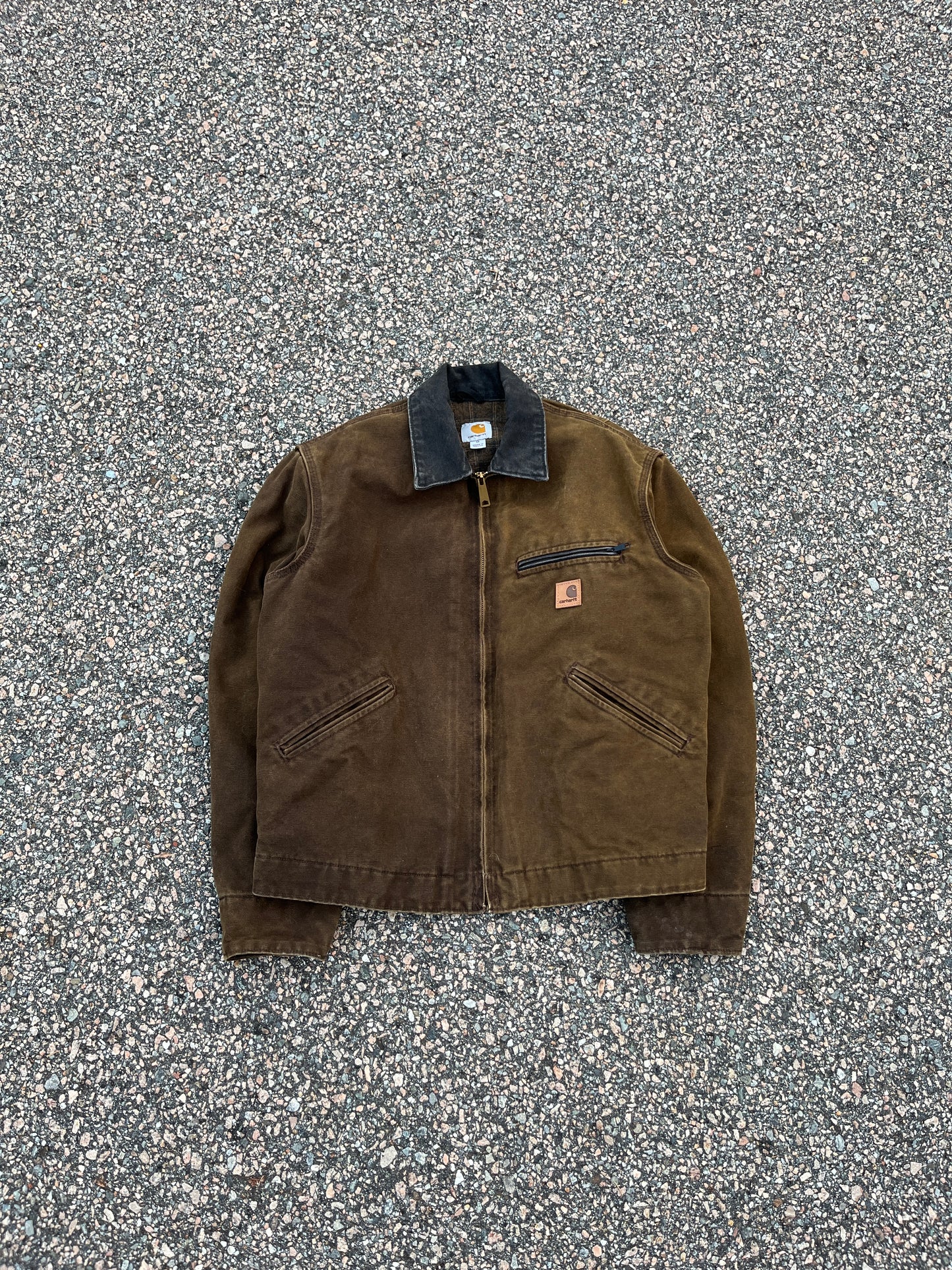 褪色棕色 Carhartt 底特律夹克 - 中号