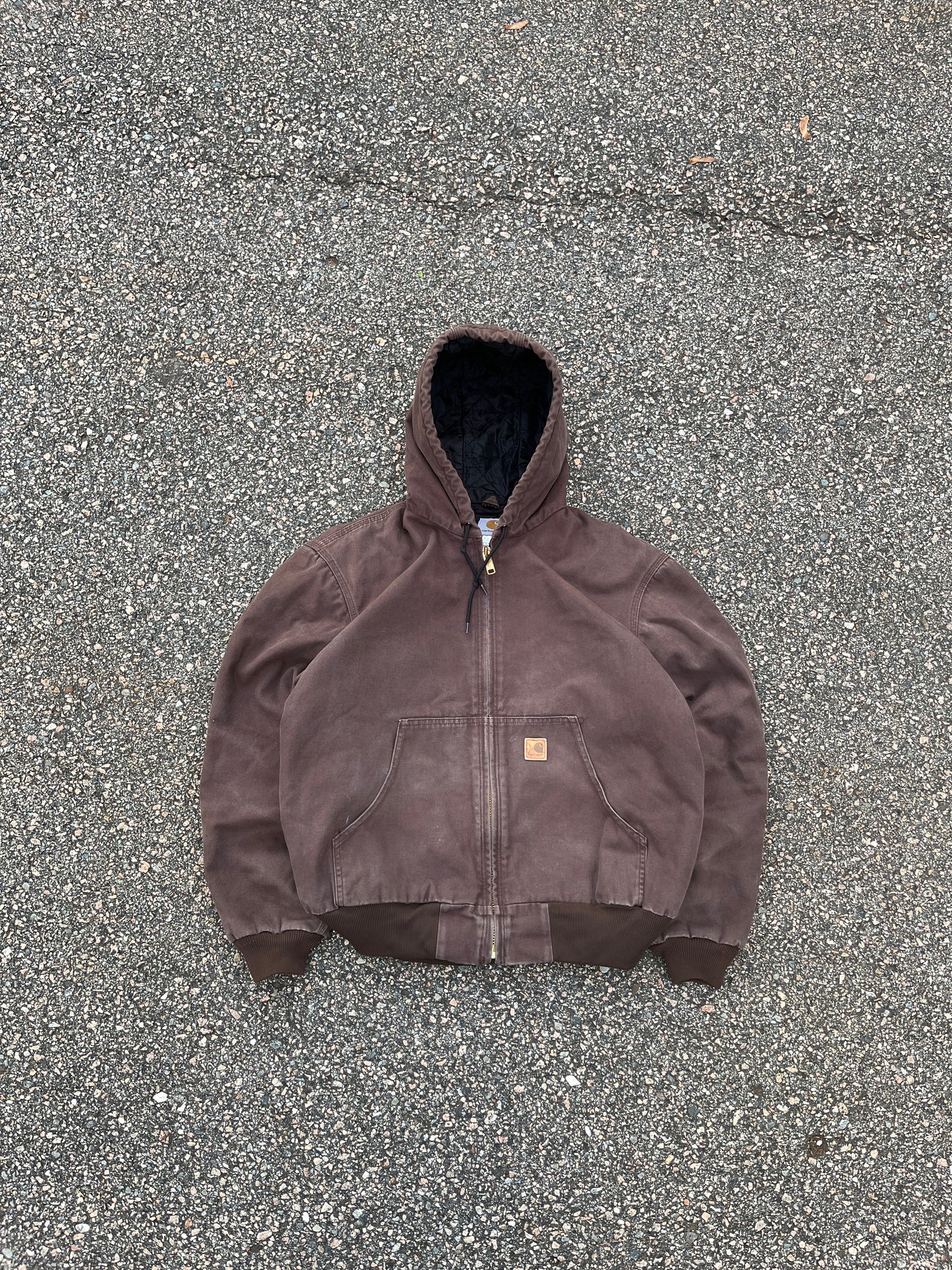 Faded Brown Carhartt Active Jacket - Boxy Large