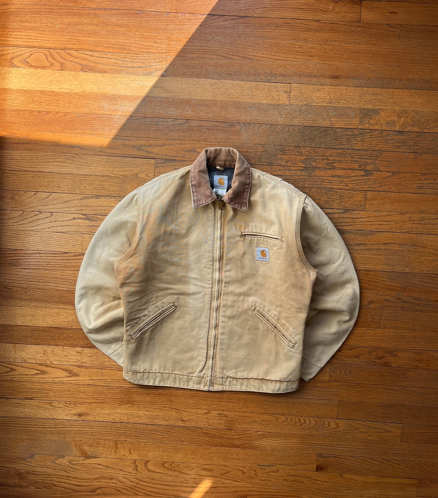 Faded Brown Carhartt Detroit Jacket - Medium Tall