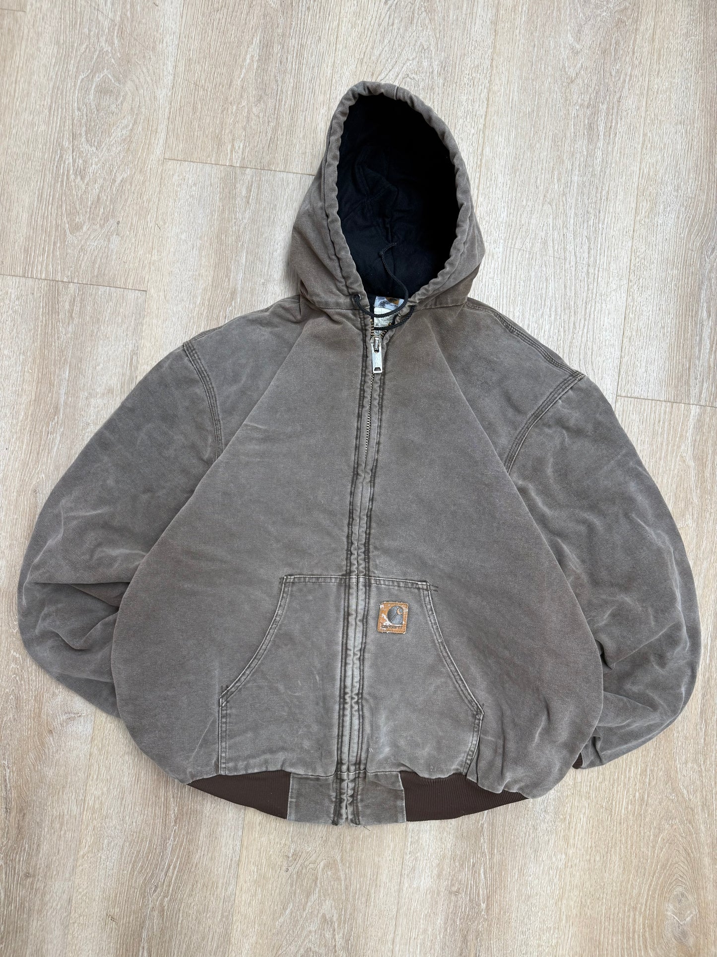 Faded Chestnut Brown Carhartt Active Jacket - XL