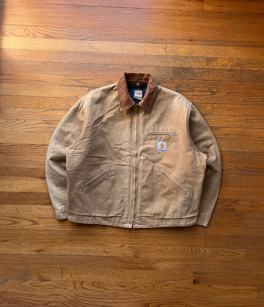 Faded Tan Carhartt Detroit Jacket - XL