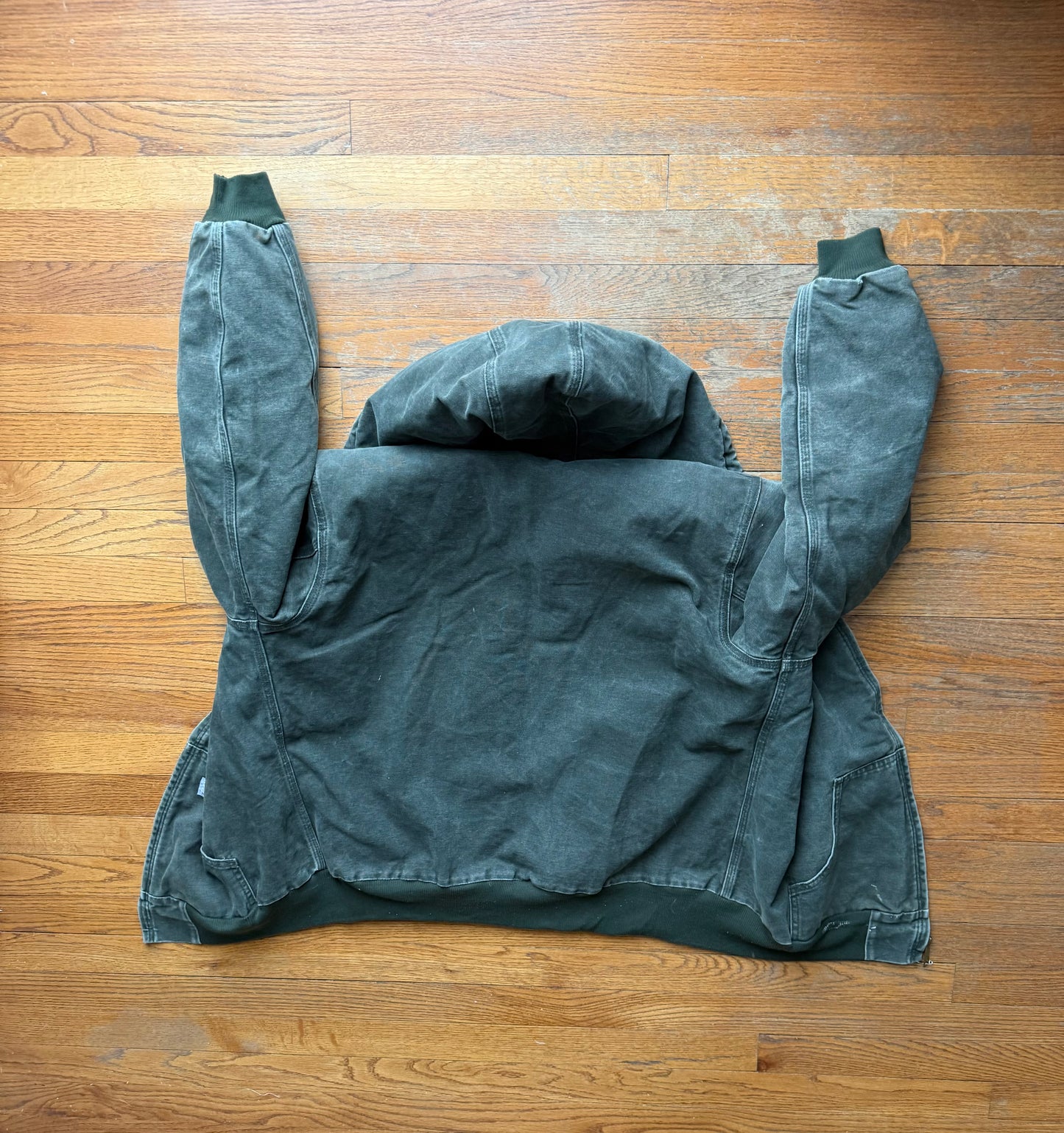 Faded Olive Green Carhartt Active Jacket - Fits L-XL