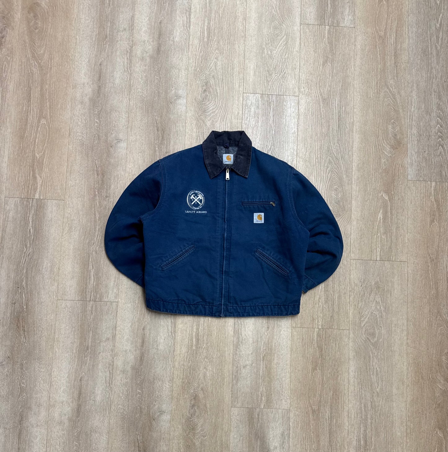 Faded Blue Carhartt Detroit Jacket - XL