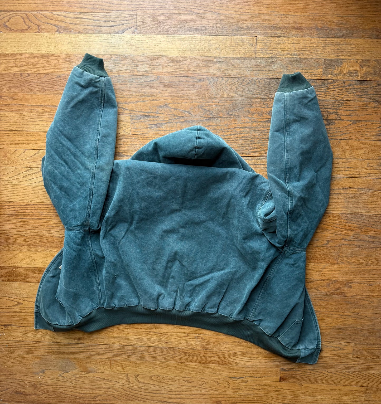 Faded Hunter Green Carhartt Active Jacket - Boxy Large