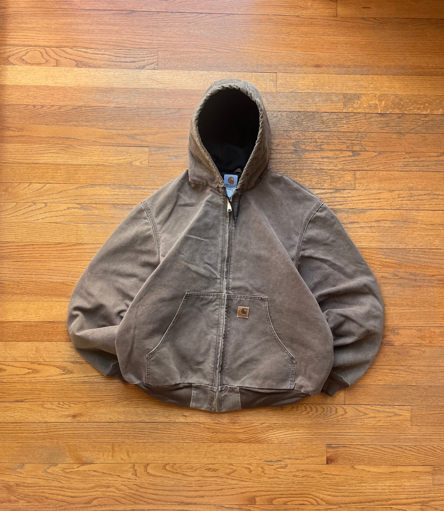 Faded Chestnut Brown Carhartt Active Jacket - XL