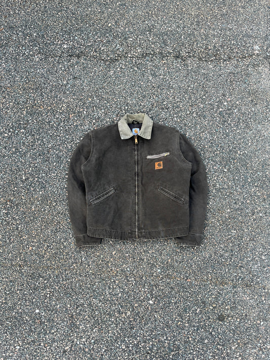 褪色木材棕色 Carhartt 底特律夹克 - 中号