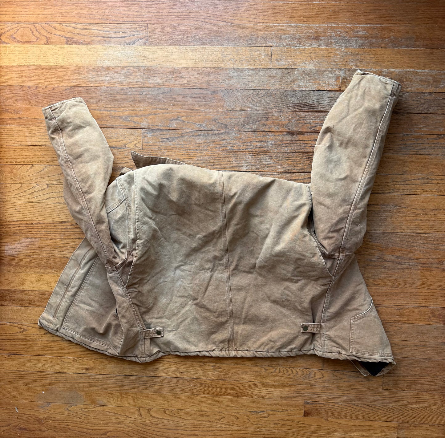 Faded Brown Carhartt Arctic Jacket - Boxy Large