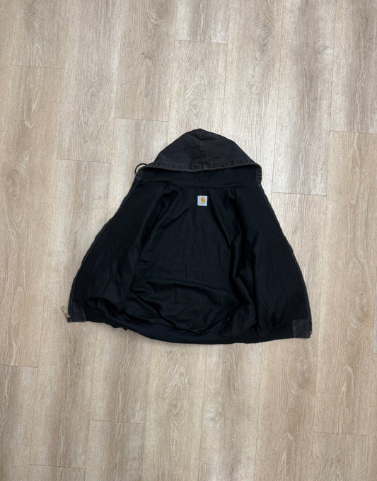 Faded Black Carhartt Active Jacket - Boxy L-XL