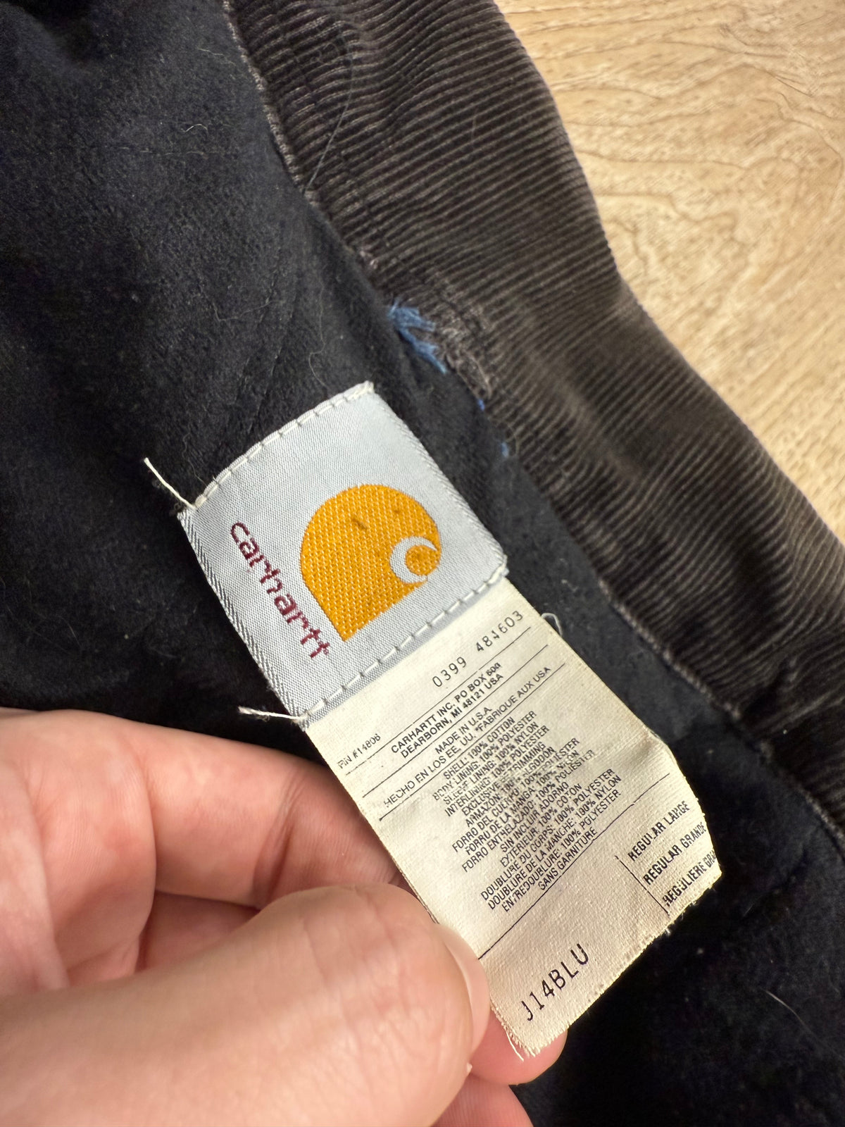 Faded Blu Carhartt Santa Fe Jacket - Boxy M-L