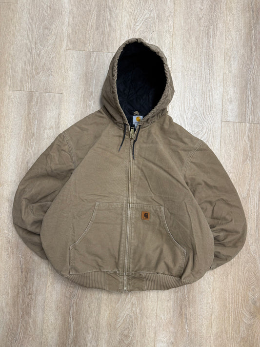 Faded Frontier Brown Carhartt Active Jacket - Boxy XL