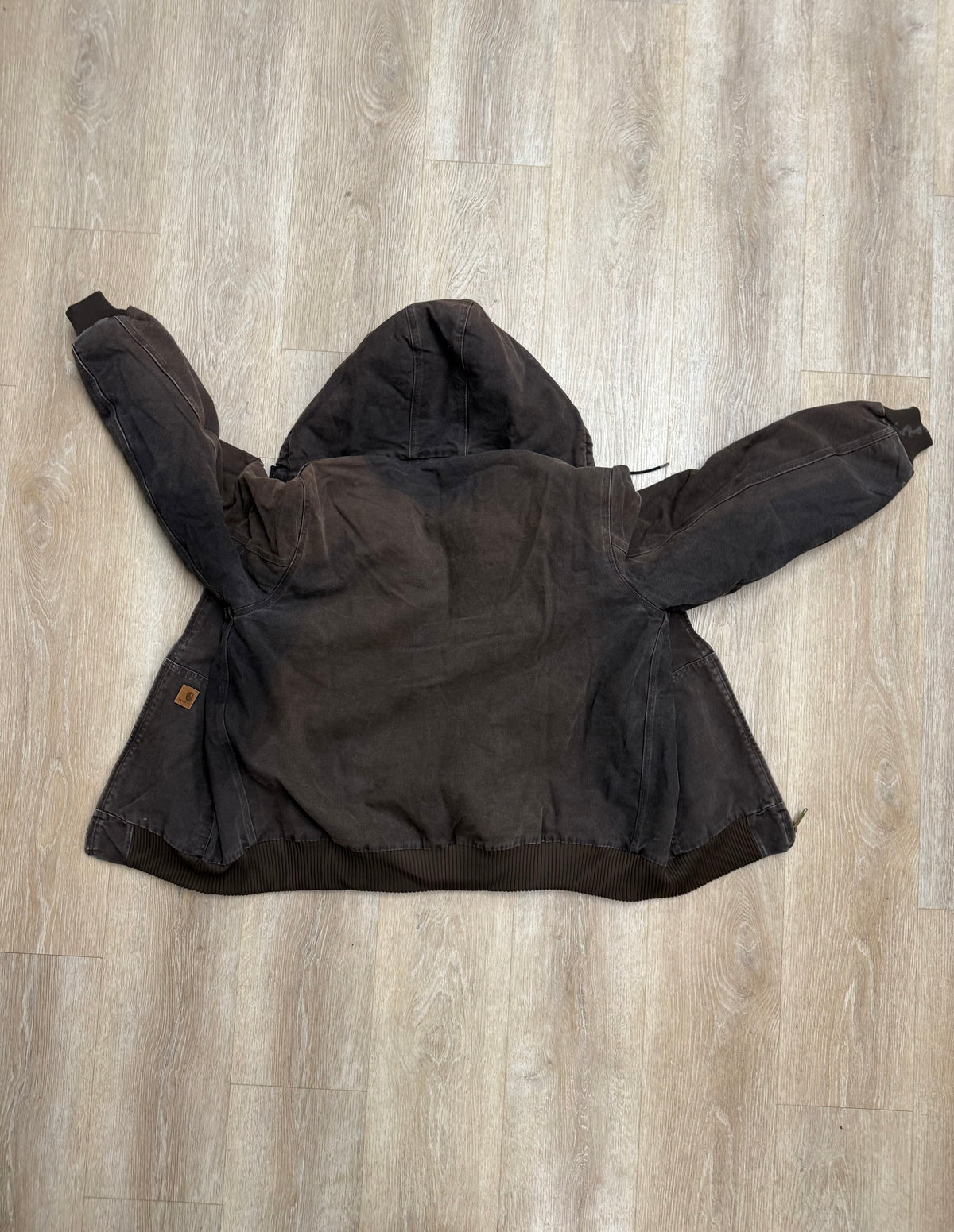 Faded Dark Brown Carhartt Active Jacket - XL Tall