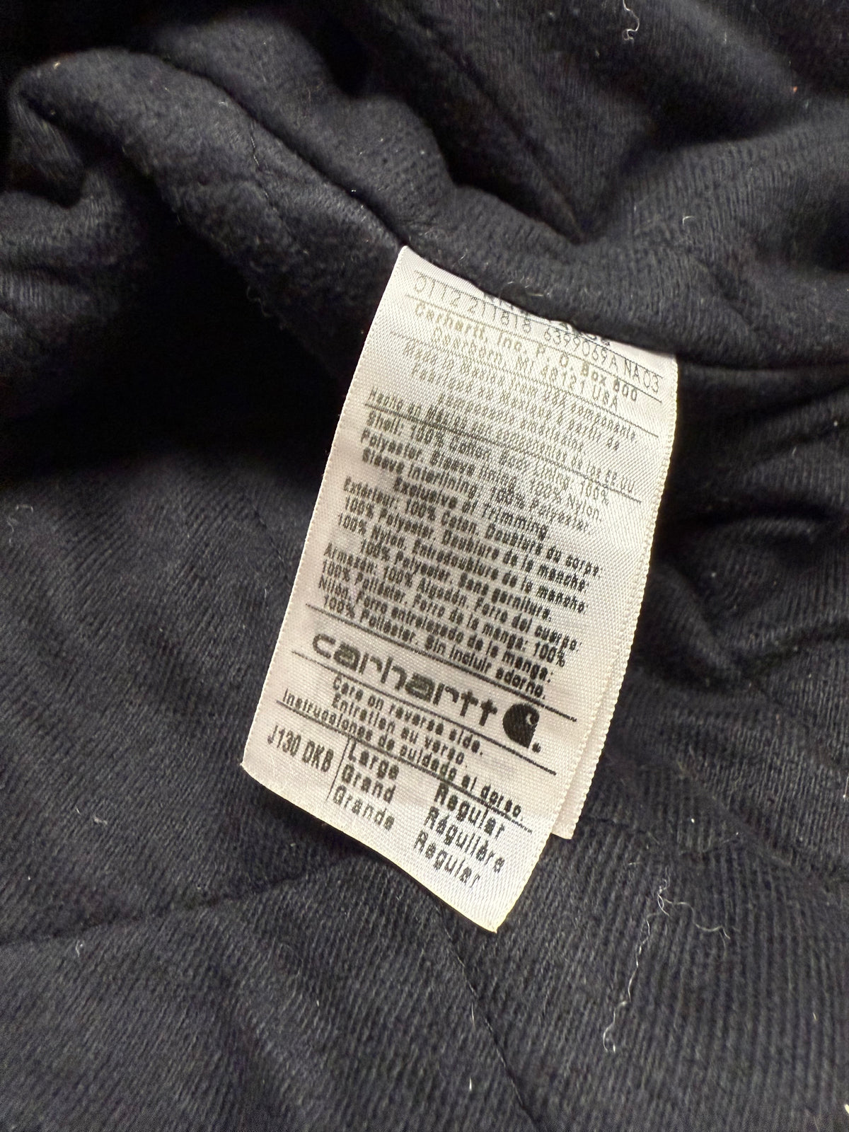 Faded Brown Carhartt Active Jacket - Large