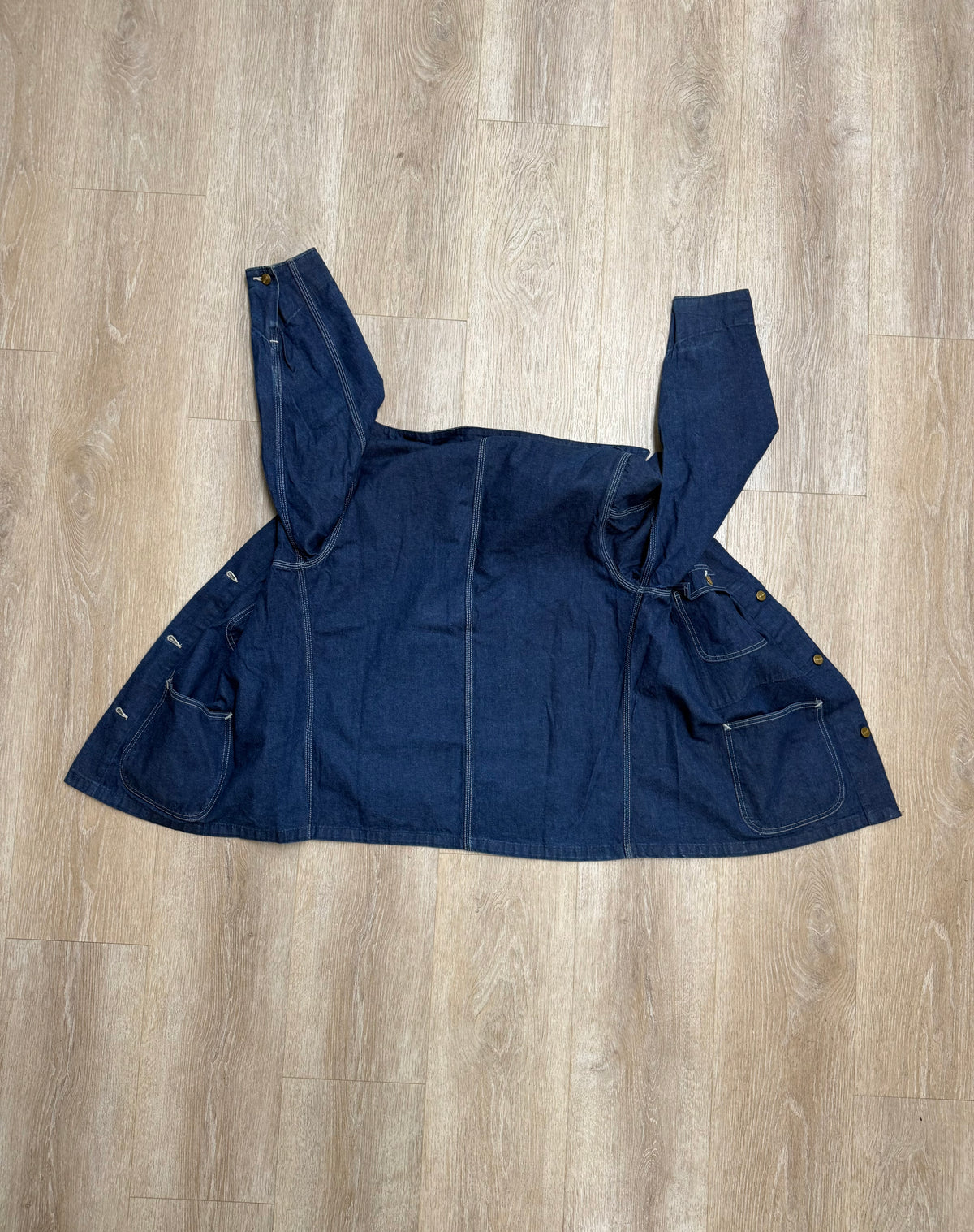 Faded Denim Carhartt Chore Jacket - Large