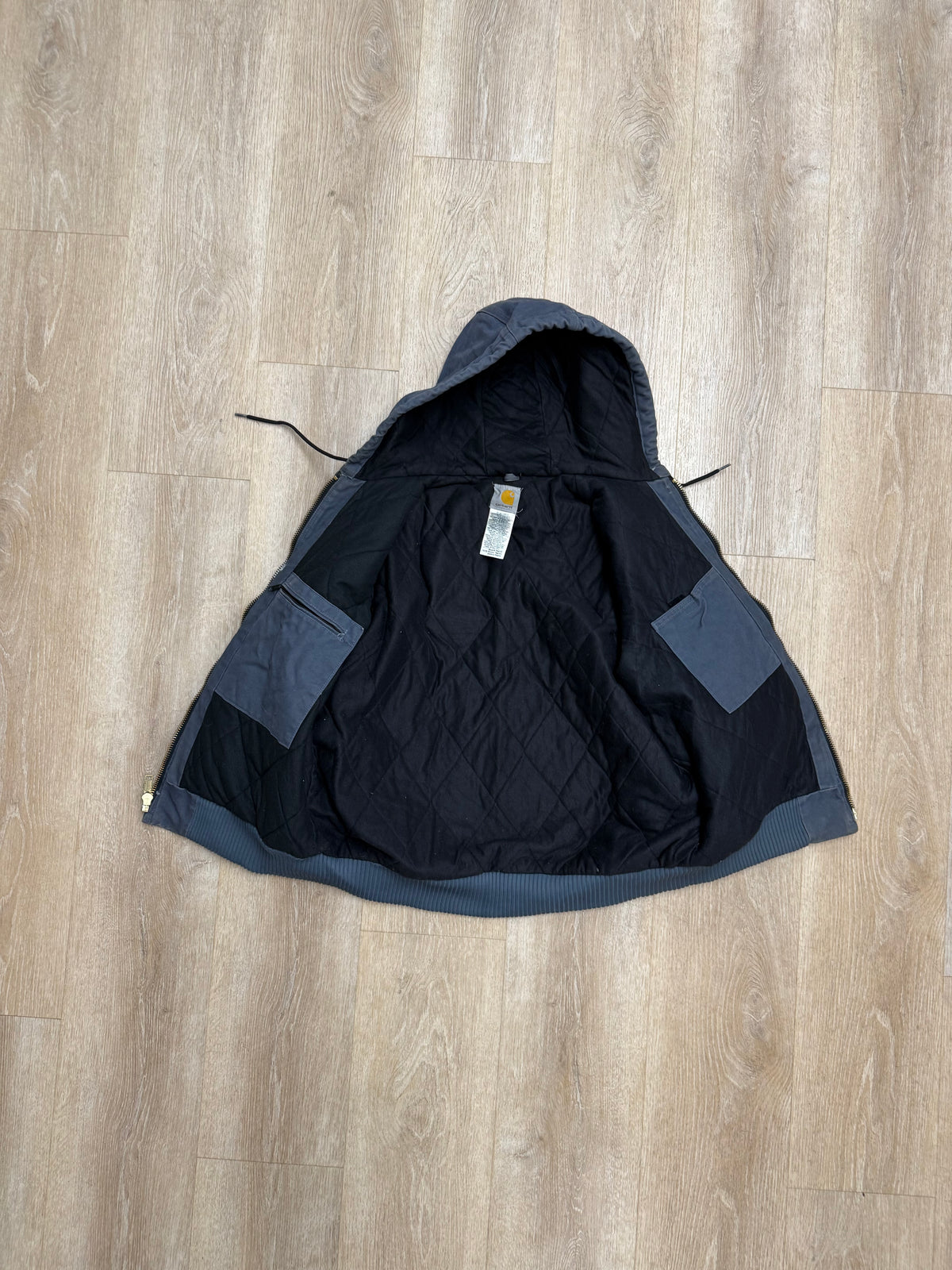 Faded Storm Blue Carhartt Active Jacket - Large