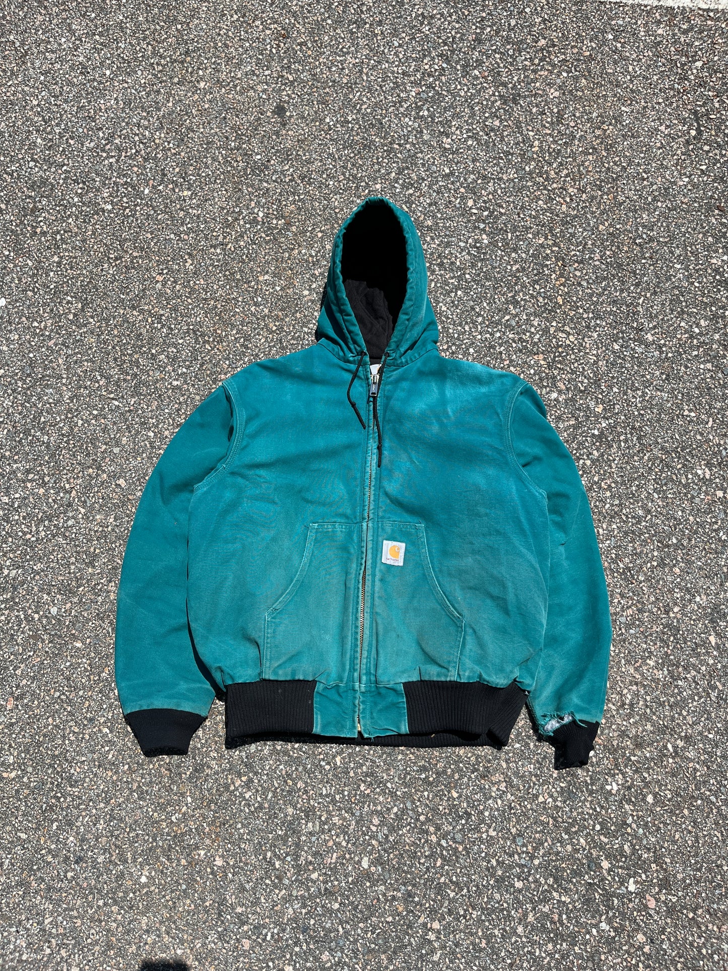 Faded Teal Carhartt Jacket - XL