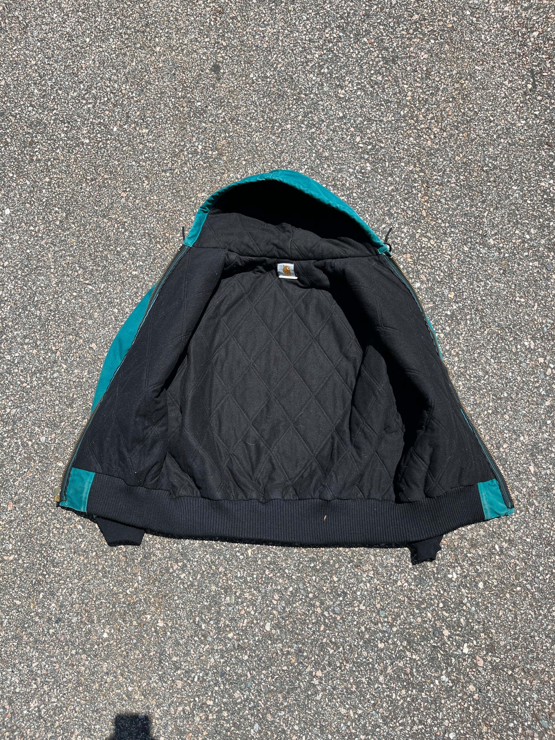 Faded Teal Carhartt Jacket - XL