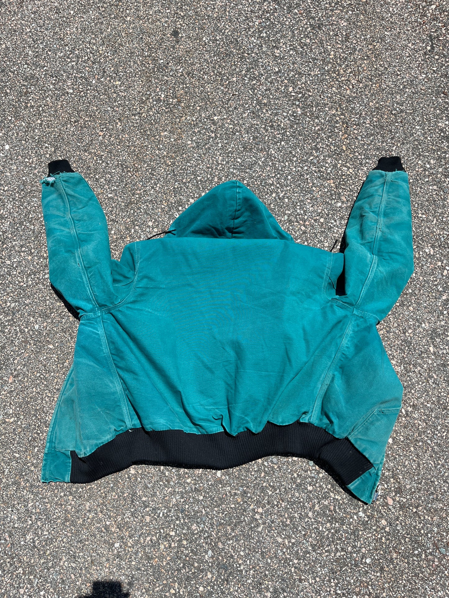 Faded Teal Carhartt Jacket - XL