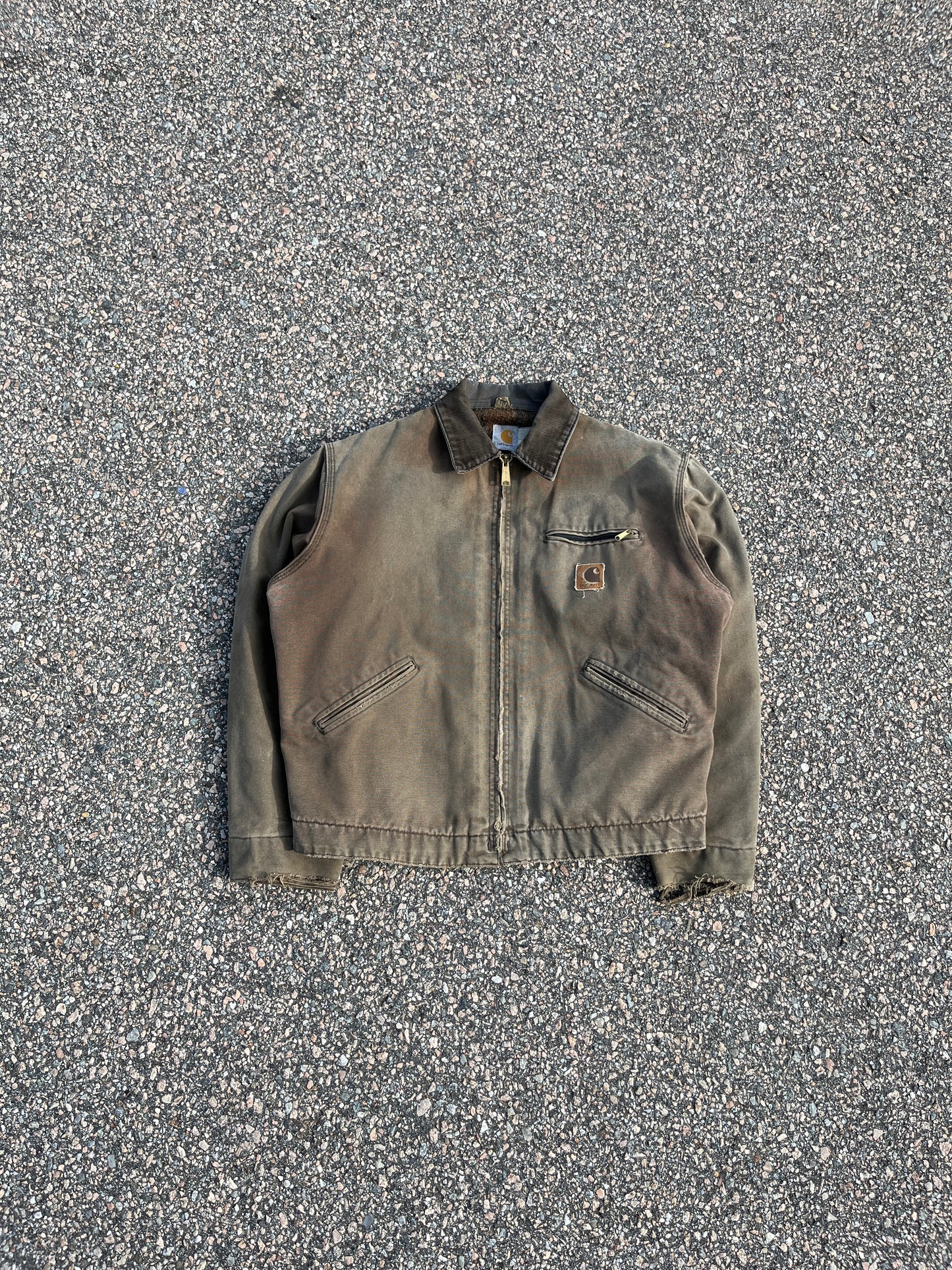 褪色 Carhartt 底特律夹克 - 中号宽松款