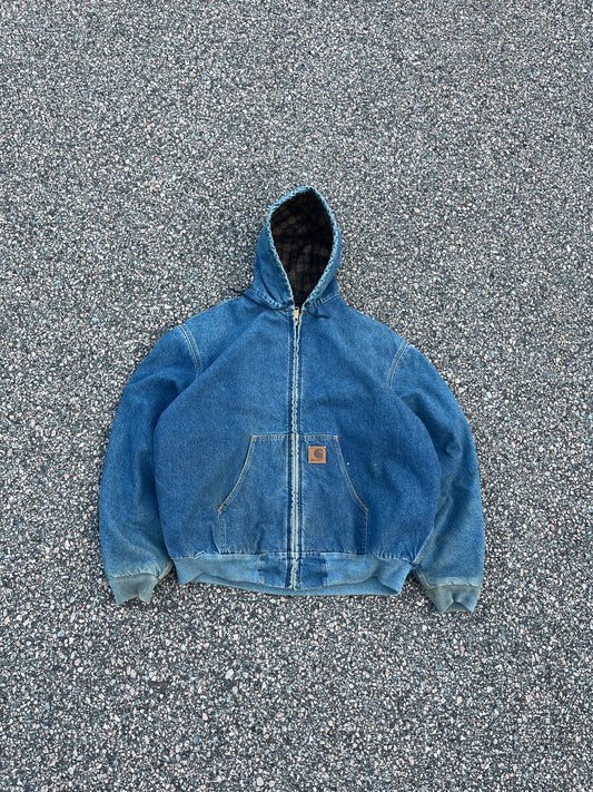 褪色牛仔布 Carhartt 夹克 - Boxy XL