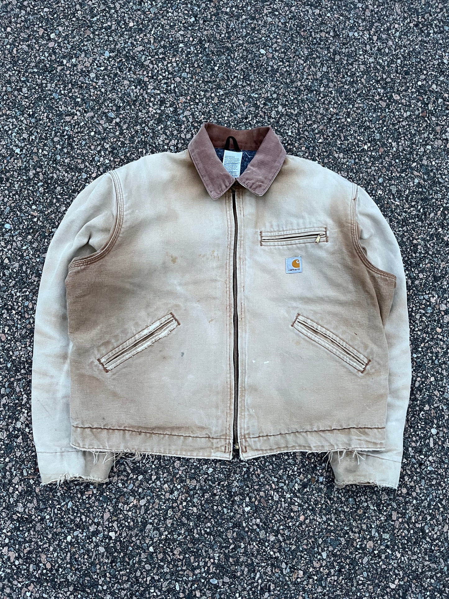 Faded Brown Carhartt Detroit Jacket - Boxy Large