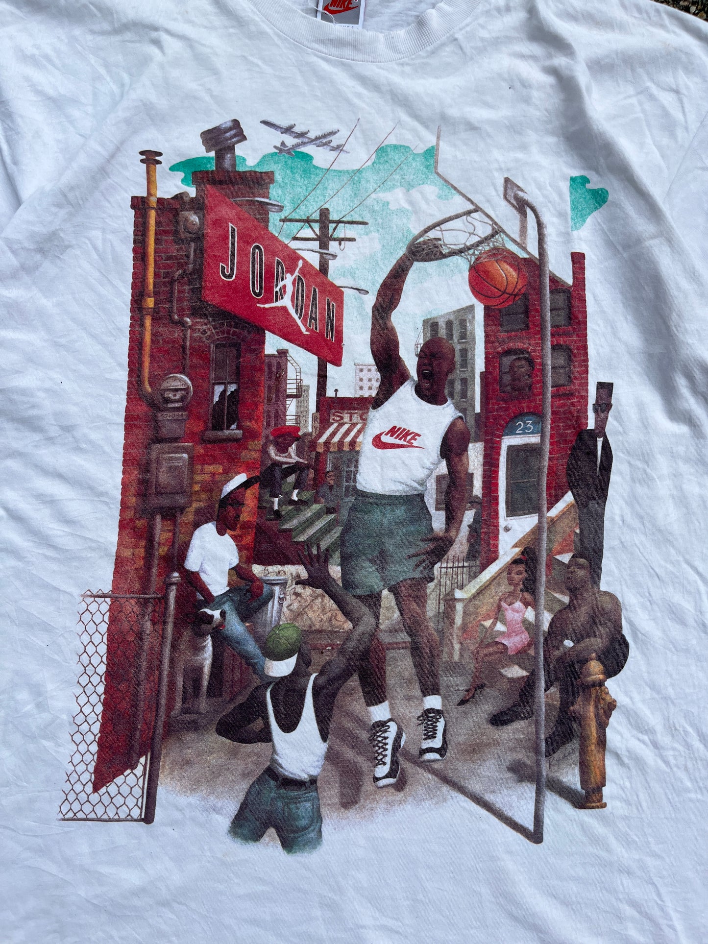 Vintage Nike Hoop Heroes Jordan Playground Shirt - XL