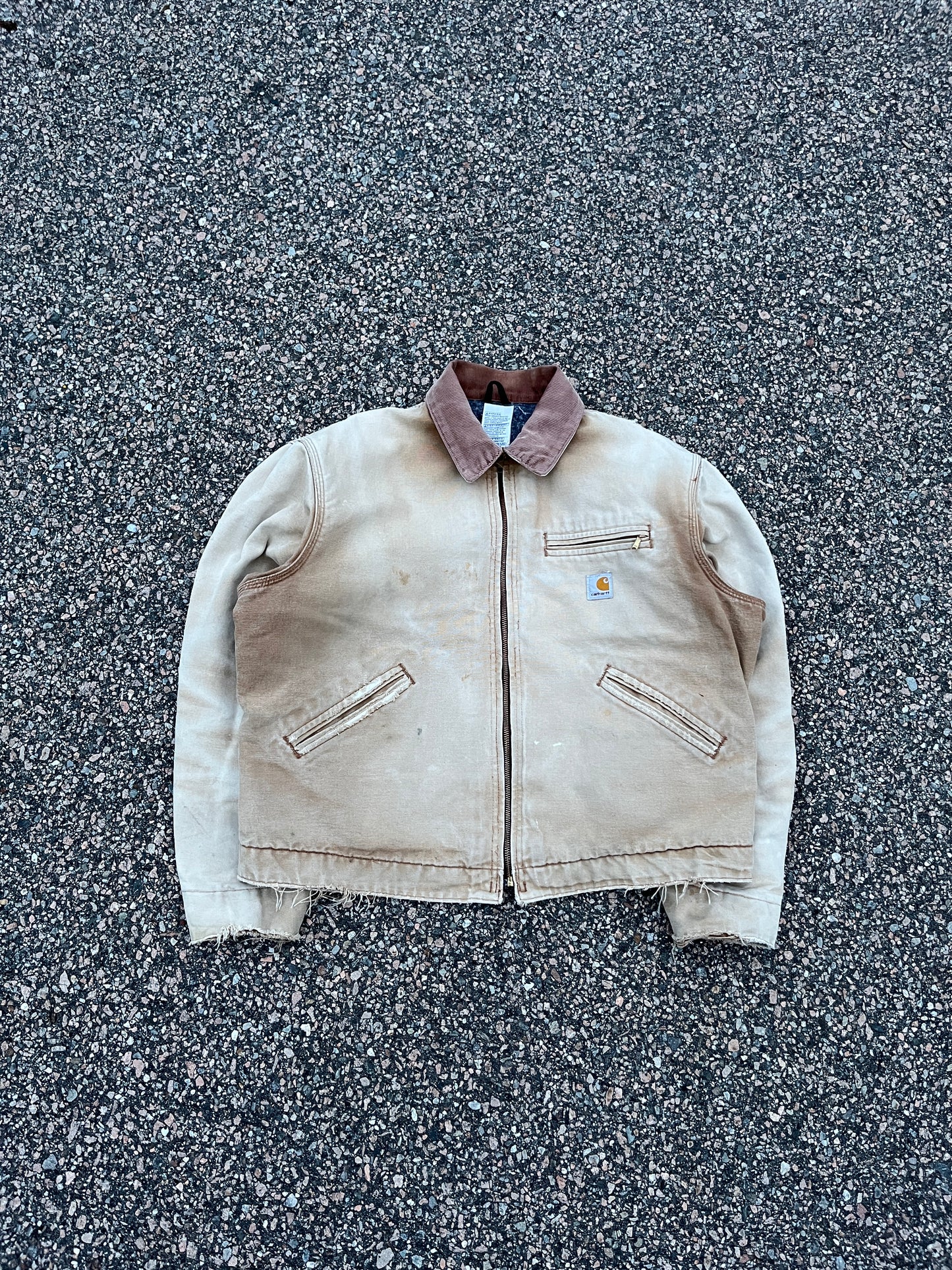 Faded Brown Carhartt Detroit Jacket - Boxy Large