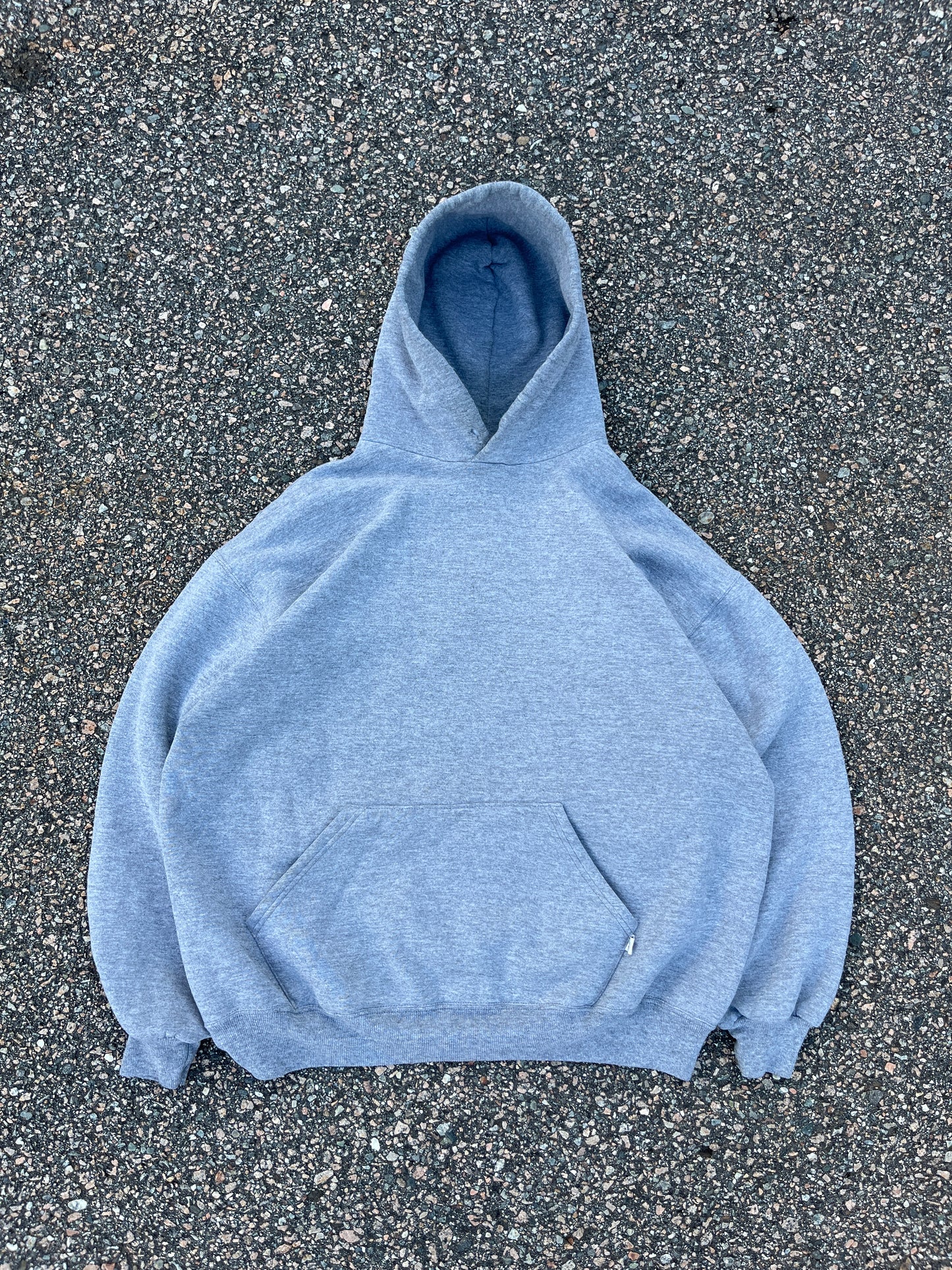 90’s Faded Grey Russell Hoodie - Boxy Large