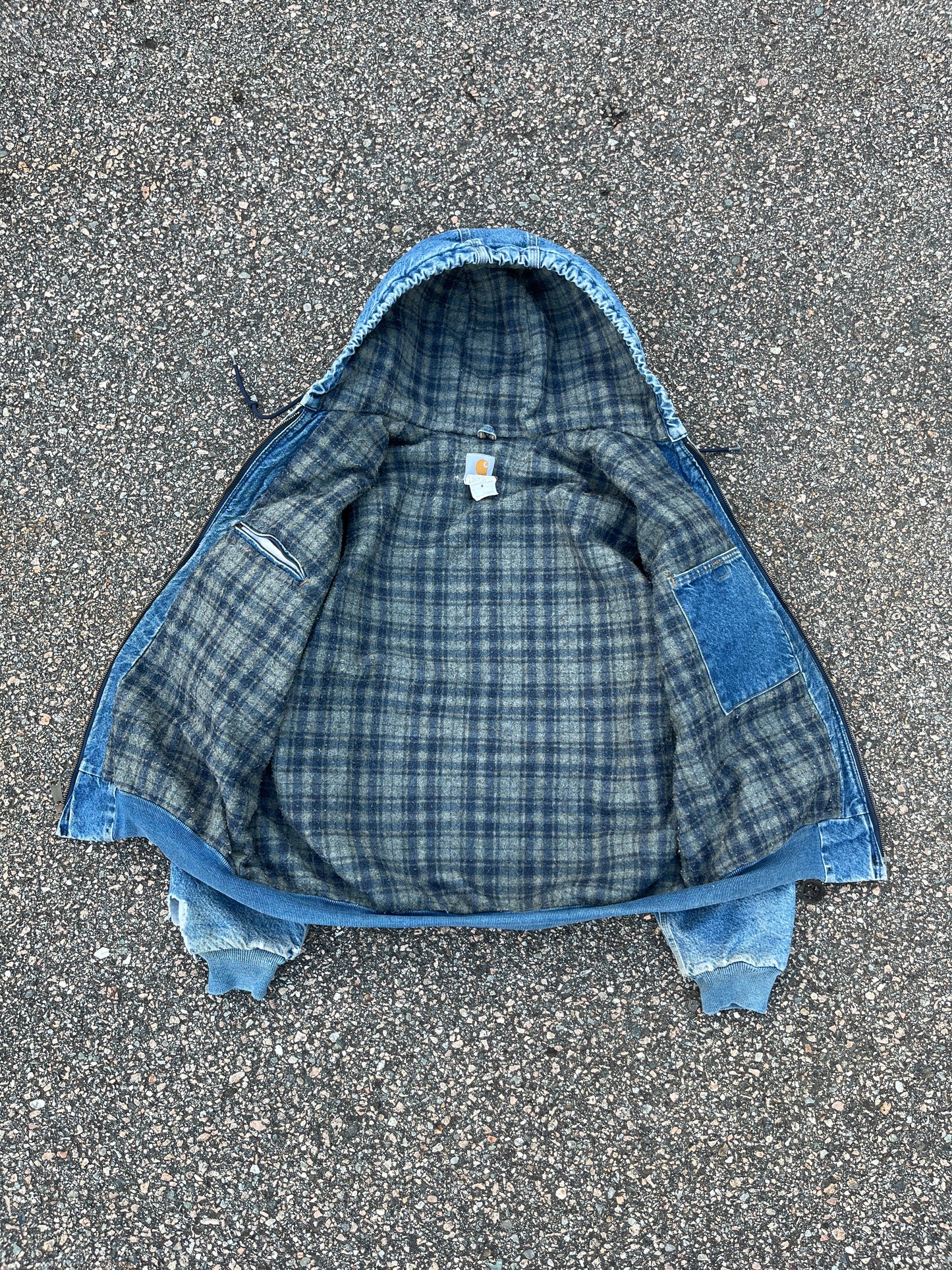 Faded Denim Carhartt Jacket - Large