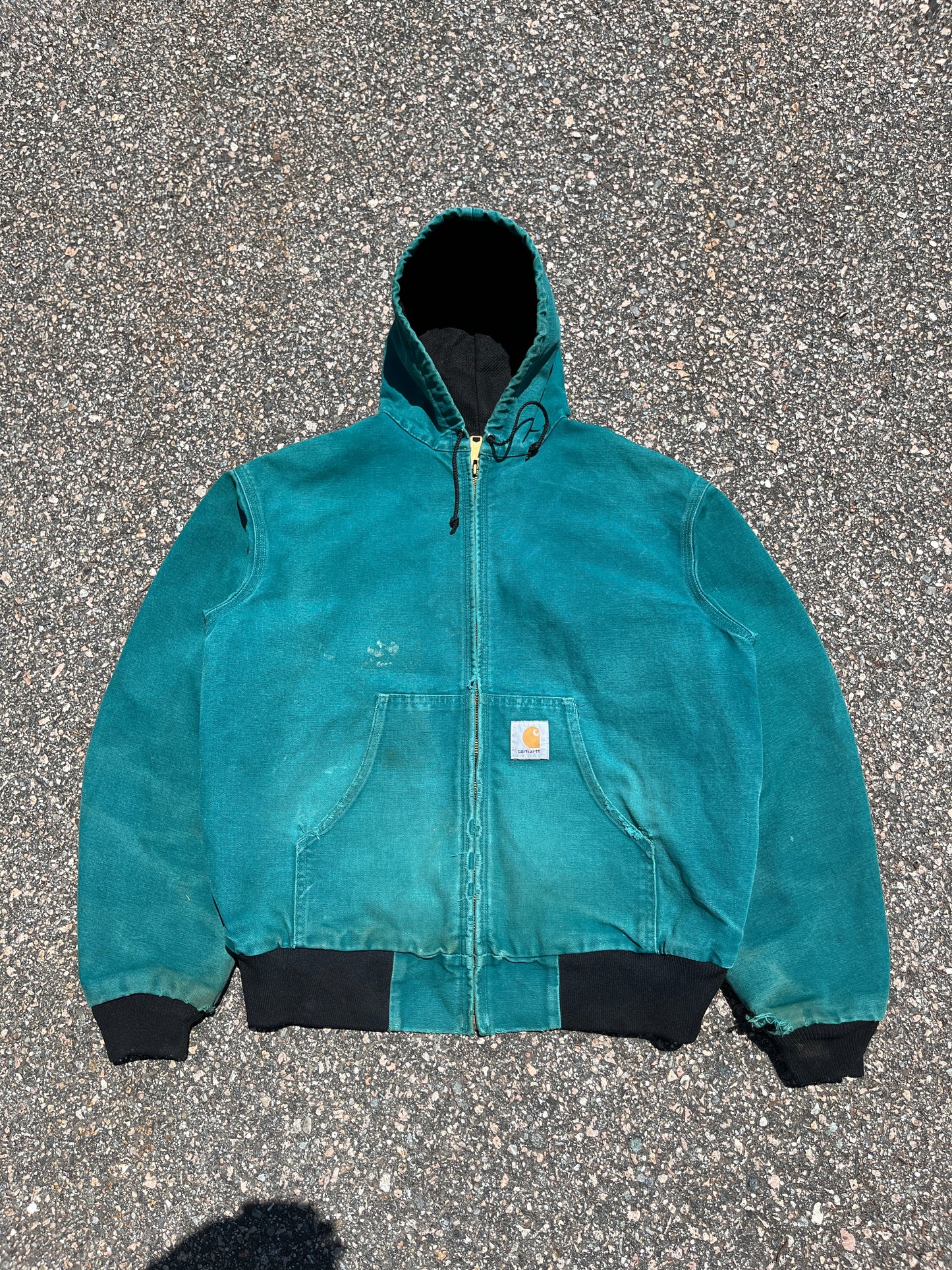 Faded Teal Carhartt Jacket - Large