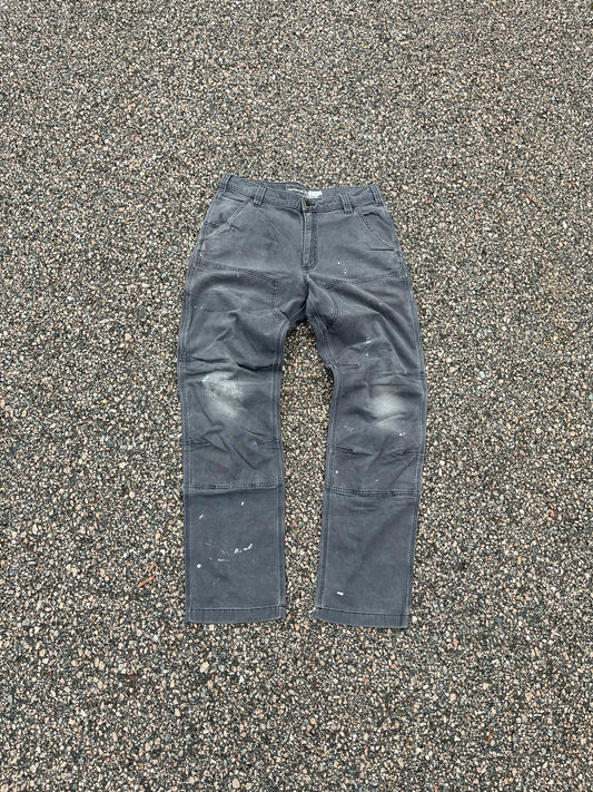 Faded Cement Grey Carhartt Double Knee Pants - 32 x 32